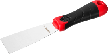 Шпатель ЗУБР &quot;МАСТЕР&quot;, профилированное нержавеющее полотно, 2к ручка, 40мм — Официальный партнер ЗУБР в России