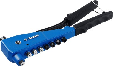 Заклепочник ЗУБР резьбовые заклепки М3-М6, вытяжные 2.4-4.8 мм - алюминий, сталь; 2.4-4.0 мм - нерж. сталь, 31196_z01 — Официальный партнер ЗУБР в России