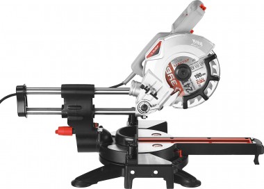 Пила торцовочная, ЗУБР ЗПТ-190-1200 ПЛ, d= 190 x 20 мм, 1100 Вт, 5000 об/мин, с протяжкой — Официальный партнер ЗУБР в России
