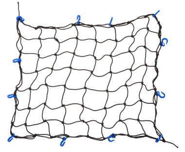 Сетка ЗУБР &quot;МАСТЕР&quot; для крепления груза, 70х90 см, d 5 мм, 12 крючков — Официальный партнер ЗУБР в России