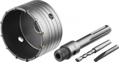 Коронка по бетону ЗУБР &quot;ПРОФЕССИОНАЛ&quot; с державкой SDS-Max, 125 мм — Официальный партнер ЗУБР в России