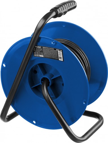 Удлинитель на катушке ПВС 315, 40 м, 3500 Вт, 4 гнезда, IP44, ПВС 3х1,5 кв мм, ЗУБР Профессионал — Официальный партнер ЗУБР в России