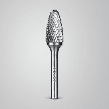 ЗУБР 14х25 мм, тип F (парабола с закругленным углом, радиус 3.5 мм), хв-к 6 мм, твердосплавная борфреза, ПРОФЕССИОНАЛ (28805-14-25) — Официальный партнер ЗУБР в России