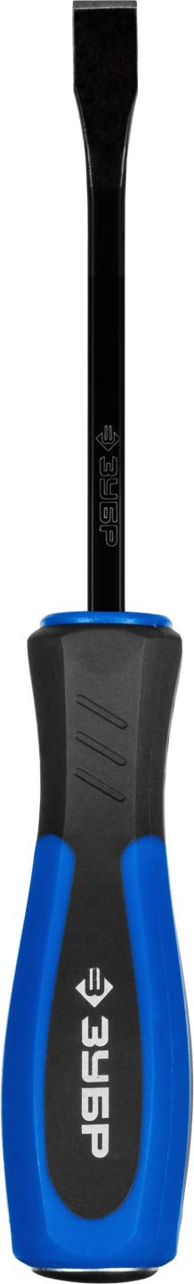 Монтировка слесарная ЗУБР 200 мм, сталь 45, двухкомпонентная рукоятка, 2162-200_z01 Профессионал — Официальный партнер ЗУБР в России