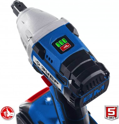 Ударный бесщёточный аккумуляторный гайковерт Зубр GB-250-22, 20В, 2 АКБ 2Ач, ЗУ, кейс, ПРОФЕССИОНАЛ — Официальный партнер ЗУБР в России