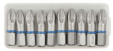 Биты ЗУБР &quot;ЭКСПЕРТ&quot; торсионные кованые, обточенные, хромомолибденовая сталь, тип хвостовика C 1/4&quot;, PZ3, 25мм, 10шт — Официальный партнер ЗУБР в России