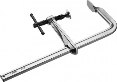 Струбцина ЗУБР &quot;КС-300/120&quot;, тип &quot;F&quot;, цельнокованая, 300х120мм, &quot;ПРОФЕССИОНАЛ&quot; 32157-120-300 — Официальный партнер ЗУБР в России