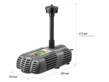 ЗУБР 50 Вт, фонтанный насос для грязной воды (ЗНФГ-33-2.5) — Официальный партнер ЗУБР в России