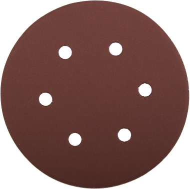 Круг шлифовальный ЗУБР &quot;МАСТЕР&quot; универсальный, из абразивной бумаги на велкро основе, 6 отверстий, Р100, 150мм, 5шт — Официальный партнер ЗУБР в России