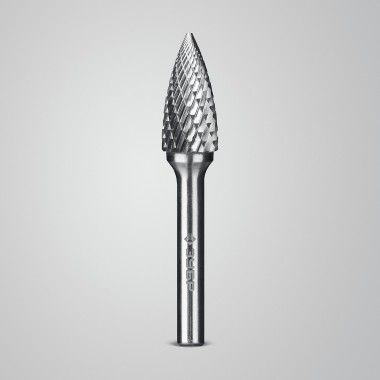 ЗУБР 12х25 мм, тип G (парабола с острым углом), хв-к 6 мм, твердосплавная борфреза, ПРОФЕССИОНАЛ (28806-12-25) — Официальный партнер ЗУБР в России