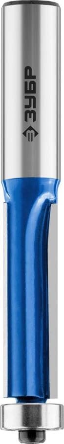 Фреза кромочная с нижним подшипником(3 лезвия), D= 12,7мм, рабочая длина-38мм, хв.-12мм, d-12,7мм, ЗУБР Профессионал — Официальный партнер ЗУБР в России