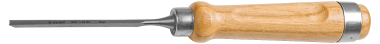 Стамеска-долото ЗУБР &quot;ЭКСПЕРТ&quot; полукруглая с деревянной ручкой, хромованадиевая сталь, 6мм — Официальный партнер ЗУБР в России