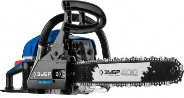 Пила цепная бензиновая, ЗУБР Профессионал ПБЦ-450 40П, хромир. цилиндр, праймер, 45 см3 (1.8 кВт), шина 400 мм, 10800 об/мин — Официальный партнер ЗУБР в России