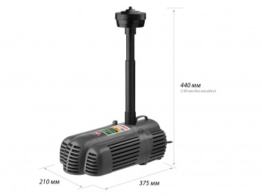 ЗУБР 85 Вт, фонтанный насос для грязной воды (ЗНФГ-50-3.4) — Официальный партнер ЗУБР в России