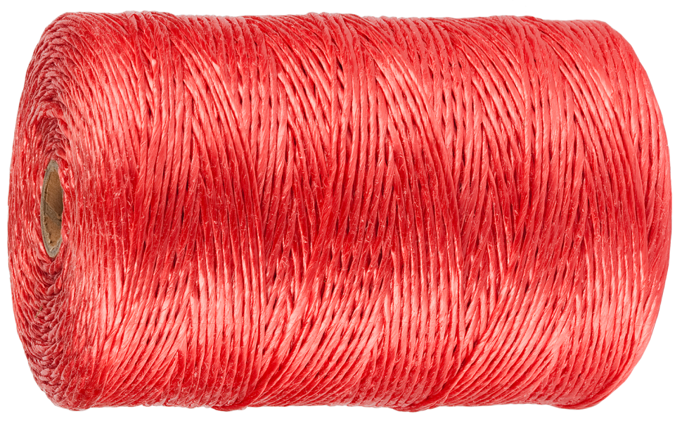 Шпагат ЗУБР многоцелевой полипропиленовый, красный, d=1,8 мм, 500 м, 50 кгс, 1,2 ктекс фото 1 — Официальный партнер ЗУБР в России