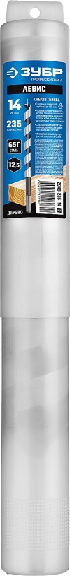 Сверло по дереву, спираль Левиса, d=14х450мм, HEX хвостовик, ЗУБР Эксперт 2948-450-14_z02 фото 4 &mdash; Официальный партнер ЗУБР в России