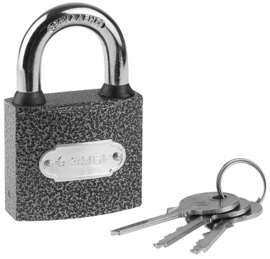 Замок ЗУБР &quot;МАСТЕР&quot; навесной, металлический корпус, закаленная дужка, 50мм — Официальный партнер ЗУБР в России