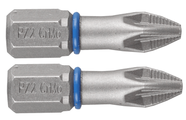 Биты ЗУБР &quot;ЭКСПЕРТ&quot; торсионные кованые, обточенные, хромомолибденовая сталь, тип хвостовика C 1/4&quot;, PZ2, 25мм, 2шт — Официальный партнер ЗУБР в России