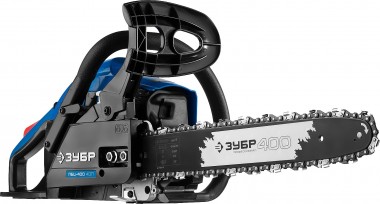 Пила цепная бензиновая, ЗУБР Профессионал ПБЦ-400 40П, хромир. цилиндр, праймер, 40 см3 (1,5 кВт), шина 40 см, 10800 об/мин — Официальный партнер ЗУБР в России
