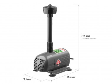 ЗУБР 38 Вт, фонтанный насос (ЗНФЧ-25-2.0) — Официальный партнер ЗУБР в России