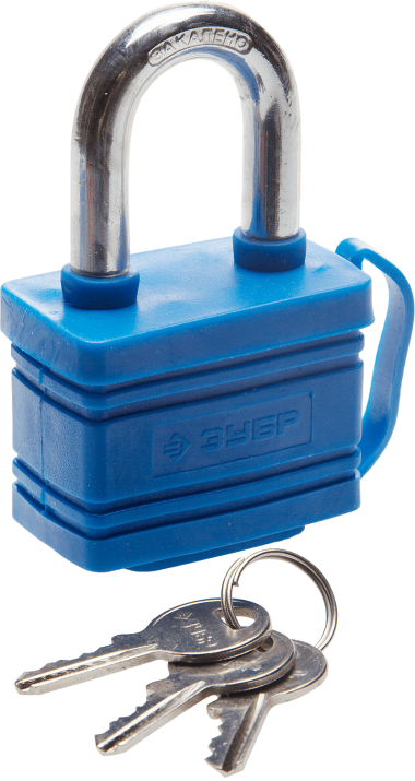 Замок ЗУБР &quot;ЭКСПЕРТ&quot; навесной всепогодный, 50мм, 37211-50_z01 — Официальный партнер ЗУБР в России