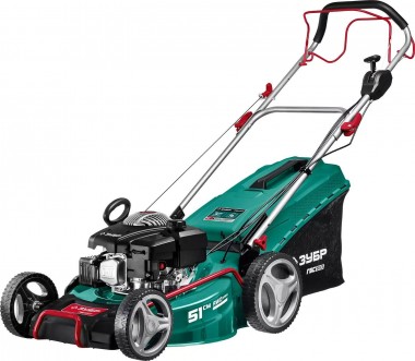 Газонокосилка бензиновая ГБС-510 ЗУБР, самоходная, 510мм, 175см3, 4.8кВт, 7 ступеней кошения (25-75мм), 70л травосборник, мульчирование — Официальный партнер ЗУБР в России