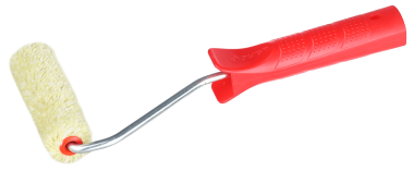 Мини-валик &quot;СИНТЕКС&quot; малярный в сборе, бюгель 6 мм, 15х100 мм, ЗУБР Мастер — Официальный партнер ЗУБР в России