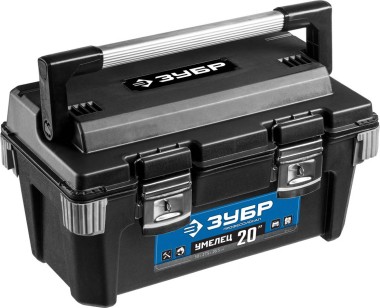Ящик для инструментов УМЕЛЕЦ-20 ЗУБР 500 x 275 x 265 мм (20&quot;), пластиковый, 38141-20_z01 Профессионал — Официальный партнер ЗУБР в России