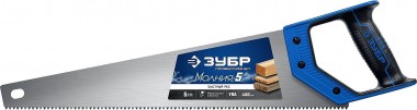 Ножовка по дереву (пила) ЗУБР &quot;Молния-5&quot; 450 мм, 5 TPI, 2D прямой крупный зуб, быстрый рез поперёк, для крупных и средних заготовок, Профессионал, 15075-45_z02 — Официальный партнер ЗУБР в России