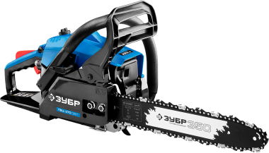 Пила цепная бензиновая, ЗУБР Профессионал ПБЦ-370 35П, хромир. цилиндр, праймер, 37 см3 (1,2 кВт), шина 35 см, 10800 об/мин — Официальный партнер ЗУБР в России