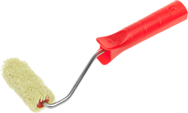 Мини-валик &quot;СИНТЕКС&quot;, полиакрил 12мм, ручка 6мм, d=15/70мм, ЗУБР Мастер — Официальный партнер ЗУБР в России