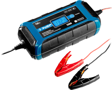 Зарядное устройство  12 В, 8 А, автомат, IP65, AGM, GEL, WET,  ЗУБР Профессионал — Официальный партнер ЗУБР в России