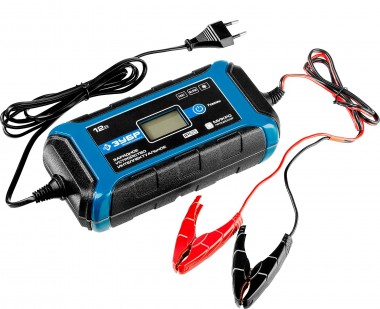 Зарядное устройство  12 В, 8 А, автомат, IP65, AGM, GEL, WET,  ЗУБР Профессионал — Официальный партнер ЗУБР в России