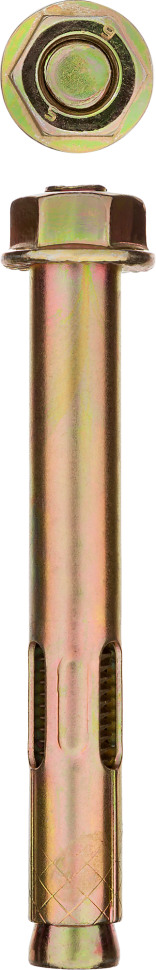 Болт анкерный с гайкой, 8x85мм, 50 шт, желтопассивированный, ЗУБР "ПРОФЕССИОНАЛ", 302342-08-085 фото 1 — Официальный партнер ЗУБР в России