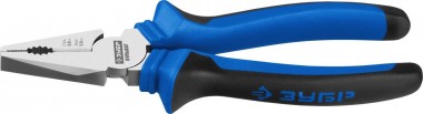 Плоскогубцы комбинированные ЗУБР эксцентриковое расположение шарнира, хромированное покрытие, двухкомп рукоятки, 180мм — Официальный партнер ЗУБР в России