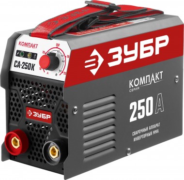 ЗУБР ММА, 250 А, КОМПАКТ, сварочный аппарат инверторный, макс. электрод Ø 6.0 мм (СА-250К) — Официальный партнер ЗУБР в России