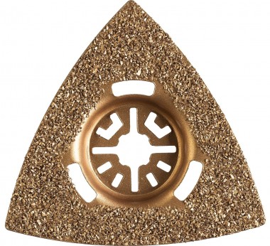 Треугольная шлифовальная насадка с карбид-вольфрамовым напылением, d 80 мм, ЗУБР ШВТ-80 Профессионал 15563-80 — Официальный партнер ЗУБР в России