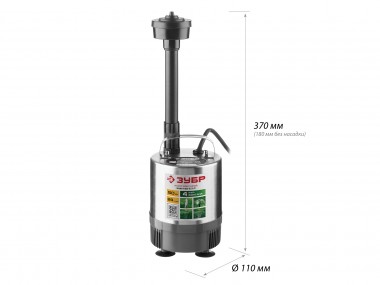 ЗУБР 50 Вт, фонтанный насос, корпус из нержавеющей стали (ЗНФЧ-29-2.3-С) — Официальный партнер ЗУБР в России