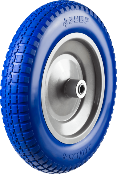 Колесо ЗУБР &quot;ПРОФЕССИОНАЛ&quot; полиуретановое, 350мм, посадочный размер 25,4мм — Официальный партнер ЗУБР в России