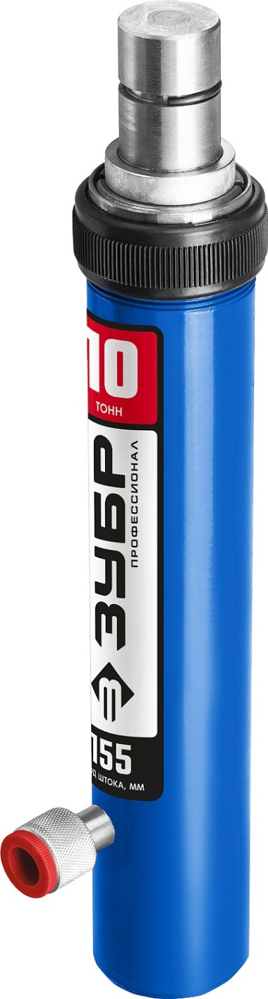 Цилиндр гидравлический ЗУБР 10 т, 43027-10 Профессионал — Официальный партнер ЗУБР в России