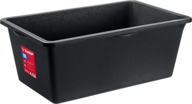 Таз строительный прямоугольный  ЗУБР 90 л, ударопрочный пластик, 06097-90_z03 — Официальный партнер ЗУБР в России