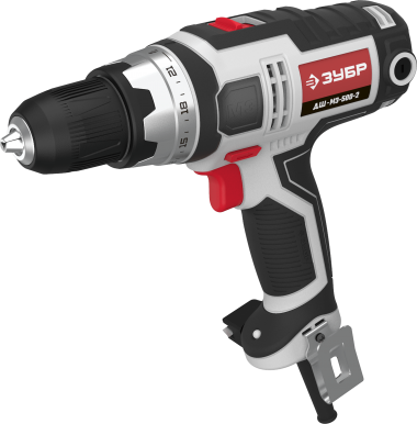 ЗУБР ДШ-М3-500-2 дрель-шуруповерт сетевая, 2 скор, 500 Вт, 0-500/0-1800 об/мин — Официальный партнер ЗУБР в России