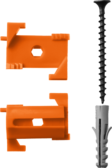 Набор ЗУБР ВИНТ-Н25: СКШМ в комплекте с дюбелем и саморезом, 25 шт. — Официальный партнер ЗУБР в России