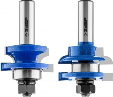 Набор фрез рамочных №3, D= 41мм, рабочая длина-25,4мм, хв.-12мм, d-22мм, ЗУБР Профессионал — Официальный партнер ЗУБР в России