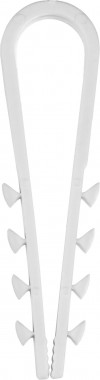 Дюбель-хомут для круглого кабеля ДХ-К, 5 - 10 мм, 100 шт, нейлоновый, ЗУБР фото 1 — Официальный партнер ЗУБР в России