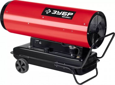 Пушка ЗУБР ДП-К8-65-Д дизельная тепловая, прямой нагрев, 65,0 кВт, 3000 м.куб/час, 55,5л, терморегулятор с дисплеем, датчик уровня топлива, &quot;МАСТЕР&quot; — Официальный партнер ЗУБР в России