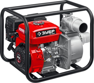 Мотопомпа бензиновая ЗУБР МП-1000, 1000 л/мин — Официальный партнер ЗУБР в России