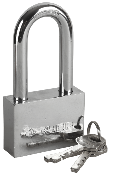 Замок ЗУБР &quot;МАСТЕР&quot; навесной, стальной корпус, закаленная удлиненная дужка, 60мм — Официальный партнер ЗУБР в России
