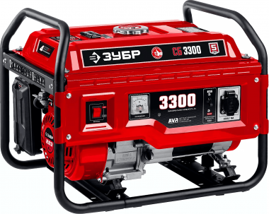 Бензиновый генератор, 3300 Вт, ЗУБР &quot;МАСТЕР&quot; СБ-3300 — Официальный партнер ЗУБР в России