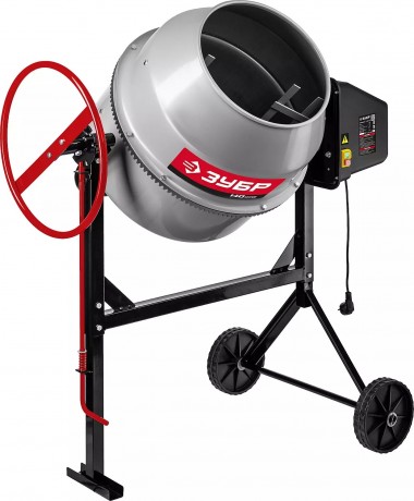 Бетономешалка (бетоносмеситель), чугунный венец, ЗУБР &quot;МАСТЕР&quot; БМЧ-140, 140л, 550Вт — Официальный партнер ЗУБР в России